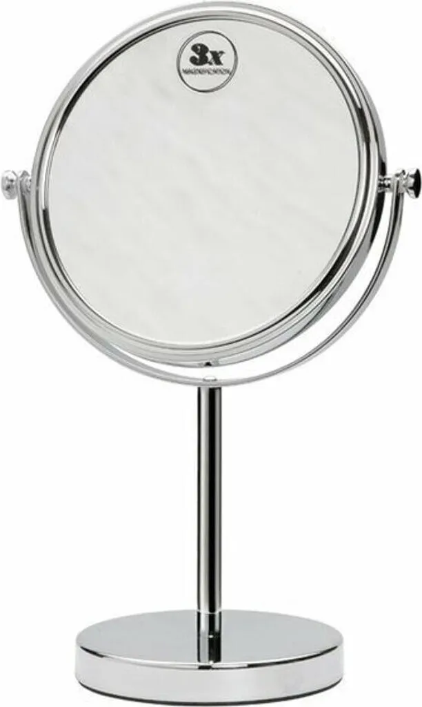 Specchio Trucco Professionale 180mm Cromo | Il Segreto del Look Perfetto