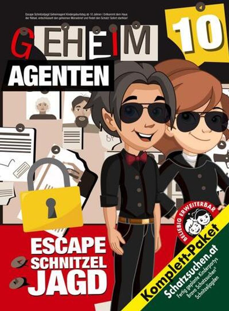 Geheimagenten Schatzsuche für Spionageliebhaber ab 10 Jahren