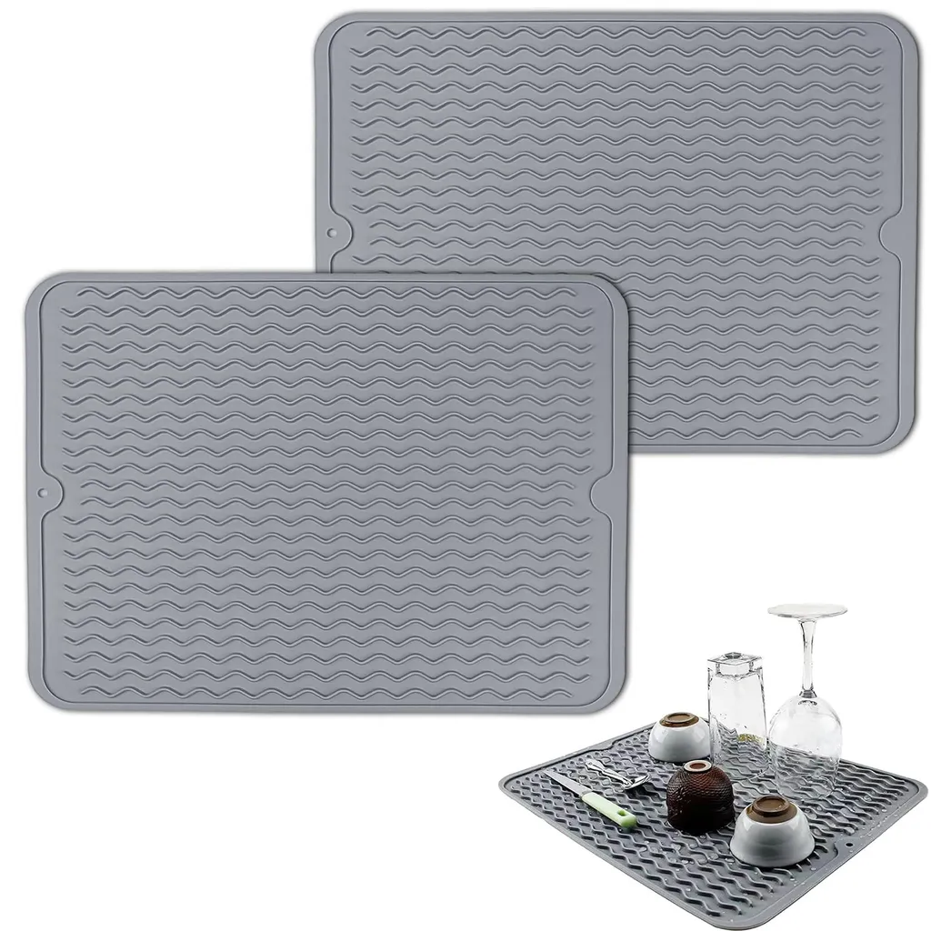 Tapis pour couverts et vaisselle : optimisez le séchage sur votre évier
