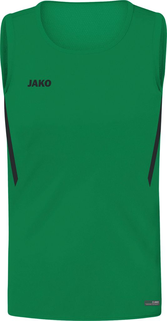 Jako Challenge Tanktop Kinder - Sportgrün / Schwarz