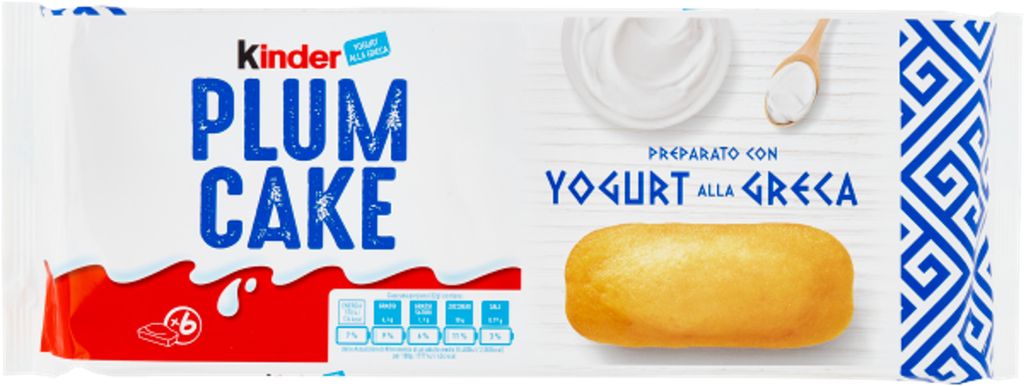 Biscuits au yaourt grec, type "Plum Cake", 192g - Kinder Image du produit 