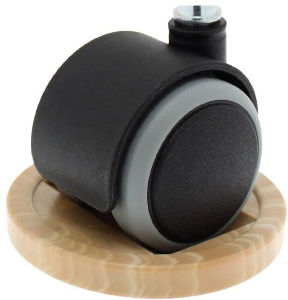 Kit 4 roulettes antidérapantes pour établi de garage et mobilier DIY