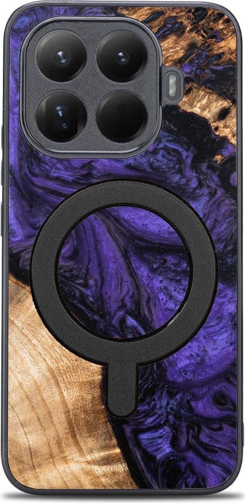 Holzhülle für Xiaomi 15T Pro, Bewood Unique Violet für Produktbild 