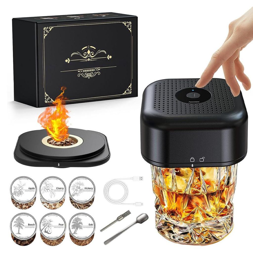 Elektrischer Cocktail Smoker, Altmodisch Whisky Smoker mit Produktbild 