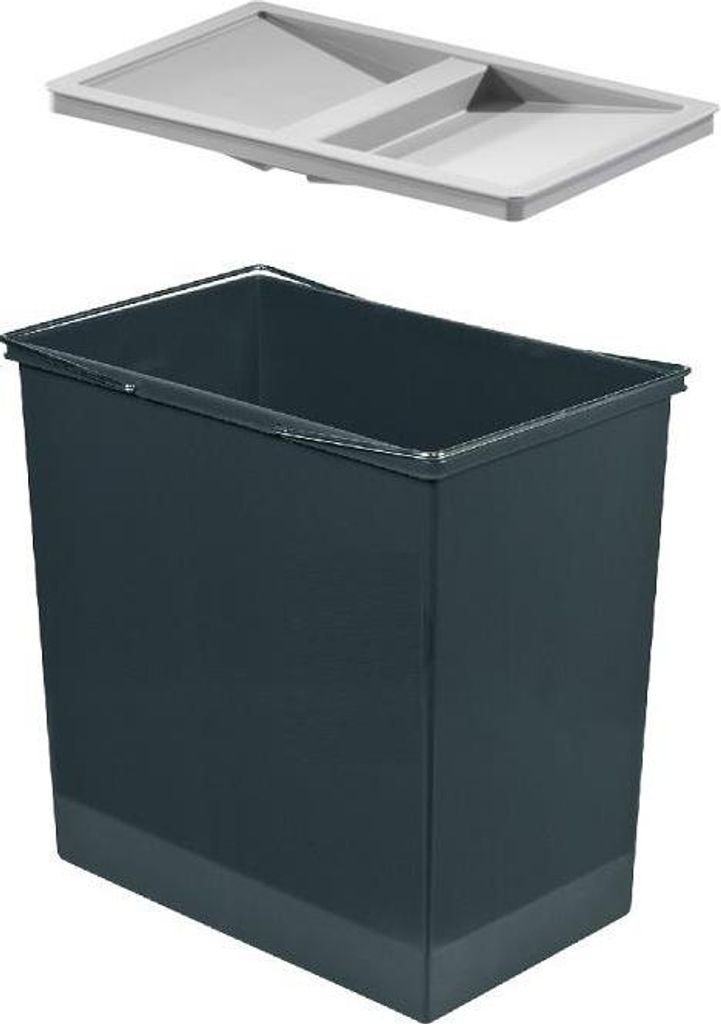 Hailo Seau intérieur 1050209 gris foncé 24 litres 345 x 220 Image du produit 