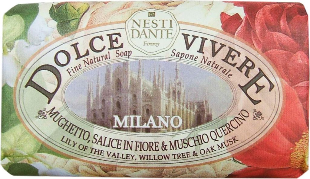 Nesti Dante Dolce Vivere Soap Milano Blockseife 250 g, Produktbild 