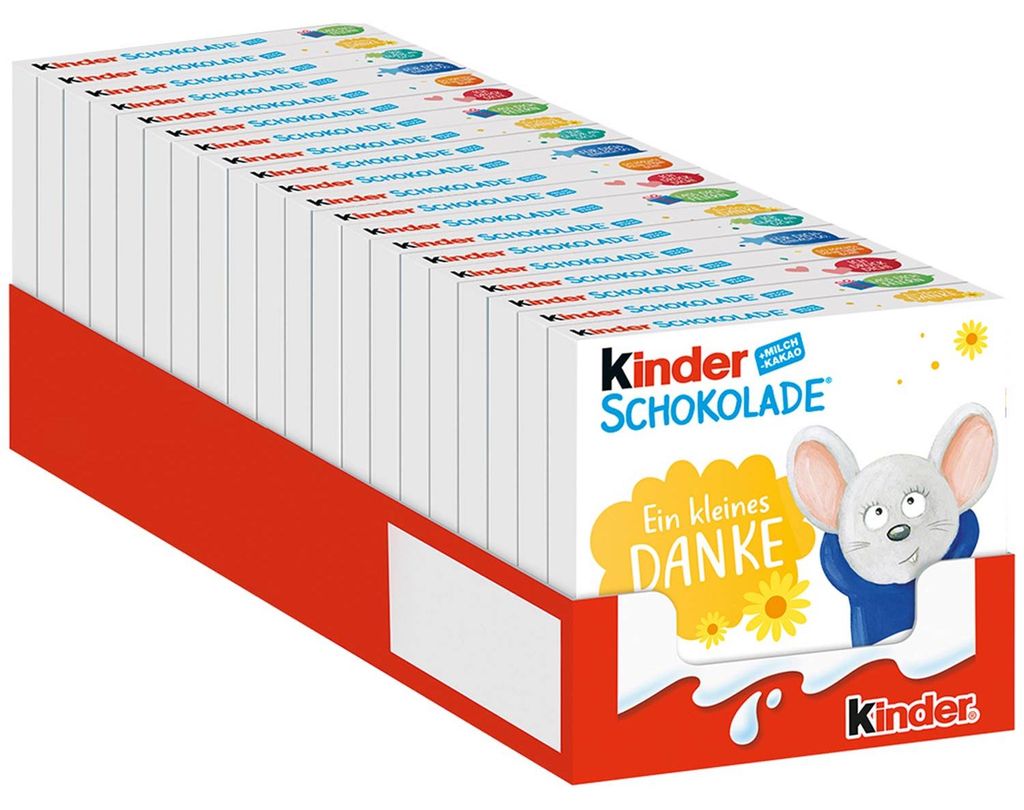 kinder Schokolade 20x50g Produktbild 