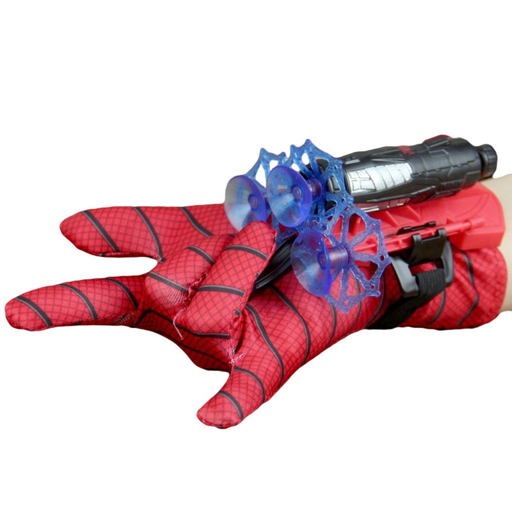 Superheld Spiderman Figur Actionfiguren & Handschuhe Kinder Launcher Spielzeuge 