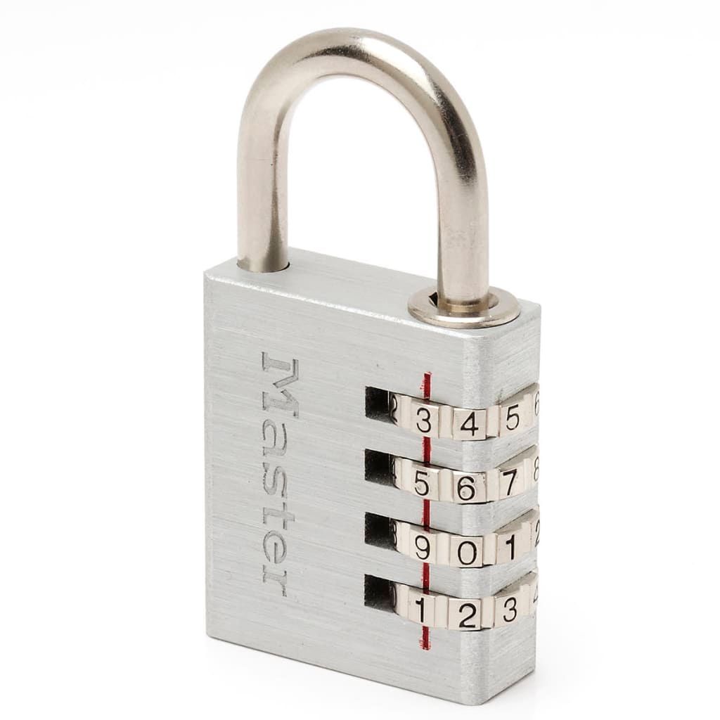 Master Lock Cadenas à code en alu, 40mm, 4 chiffres Image du produit 