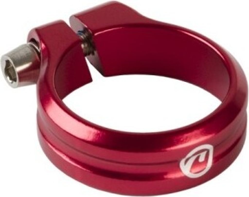 Sattelstützenklemme Accent EXE 31.8mm Rot eloxiert Produktbild 