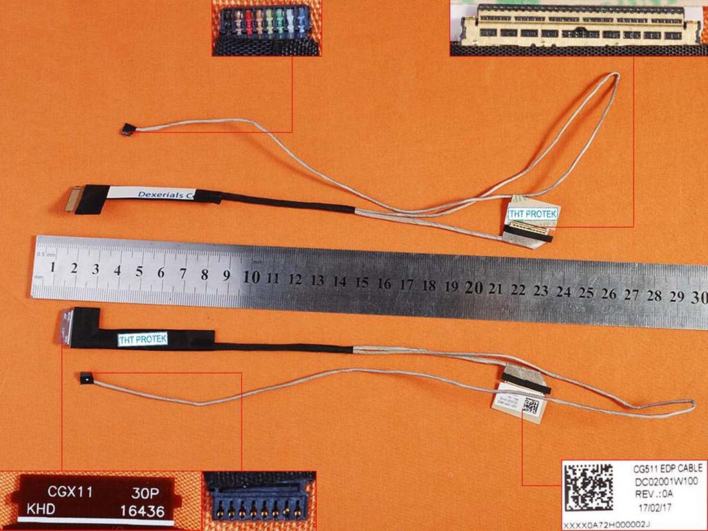 Displaykabel Bildschirm screen cable kompatibel für P/N: DC02001W120
