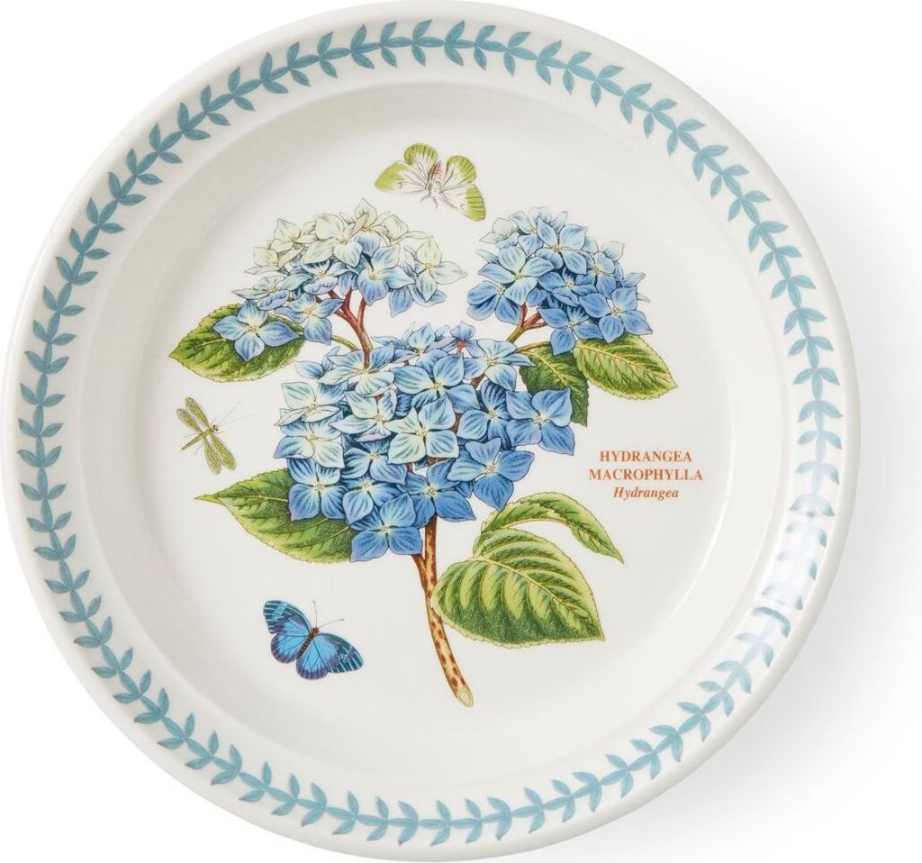 Portmeirion Keramik Frühstücks-Teller Botanic Garden Meadow Hortensie