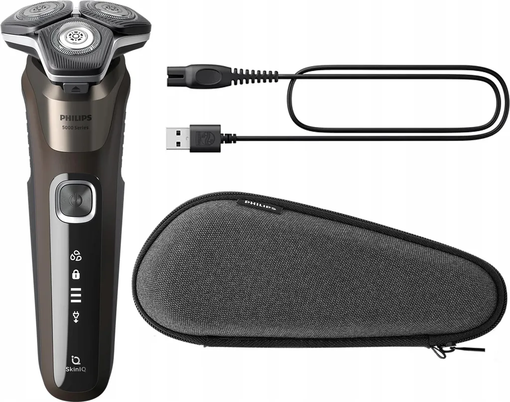 Rasoio Philips Series 5000 S5886/30 con SkinIQ e Ricarica USB Universale - 19