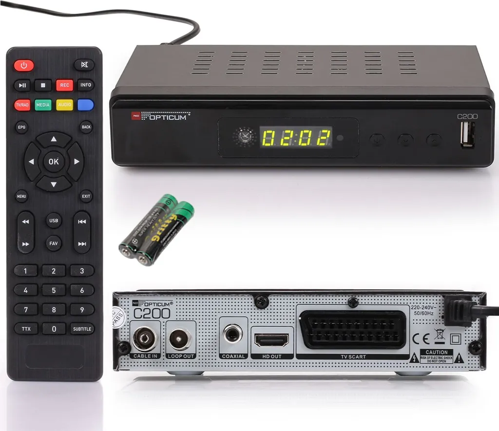 Miglior Decoder DVB-C HD 1080p | USB Media Player HDMI SCART - 19