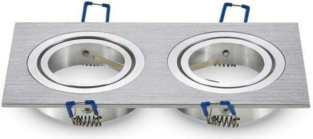 Supporto Faretto Doppio V-TAC VT-783 Alluminio per Faretti GU10