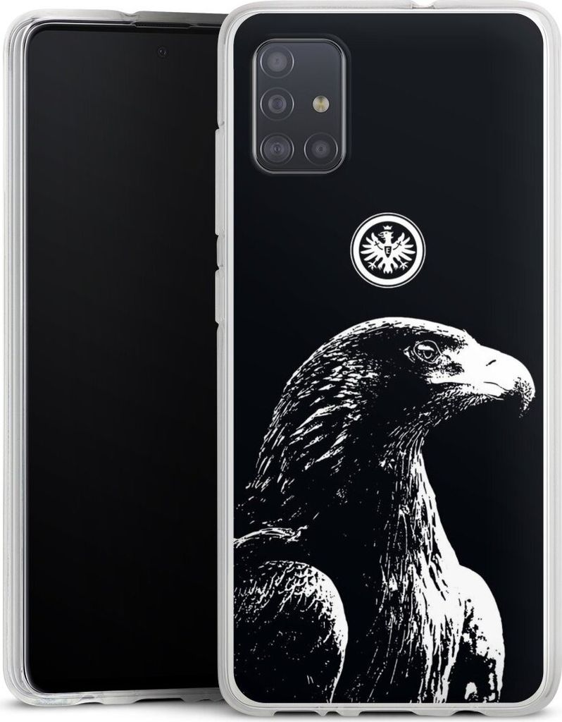 DeinDesign Handyhülle für Samsung Galaxy A51 Silikon Hülle Case Smartphone Schutzhülle Eintracht Frankfurt Offizielles Lizenzprodukt Attila