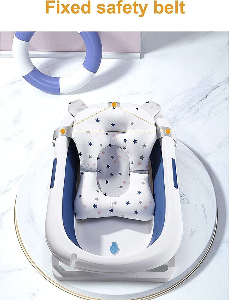 Babywannenmatte Neugeborene Kleinkind Babywannensitz mit Produktbild 3