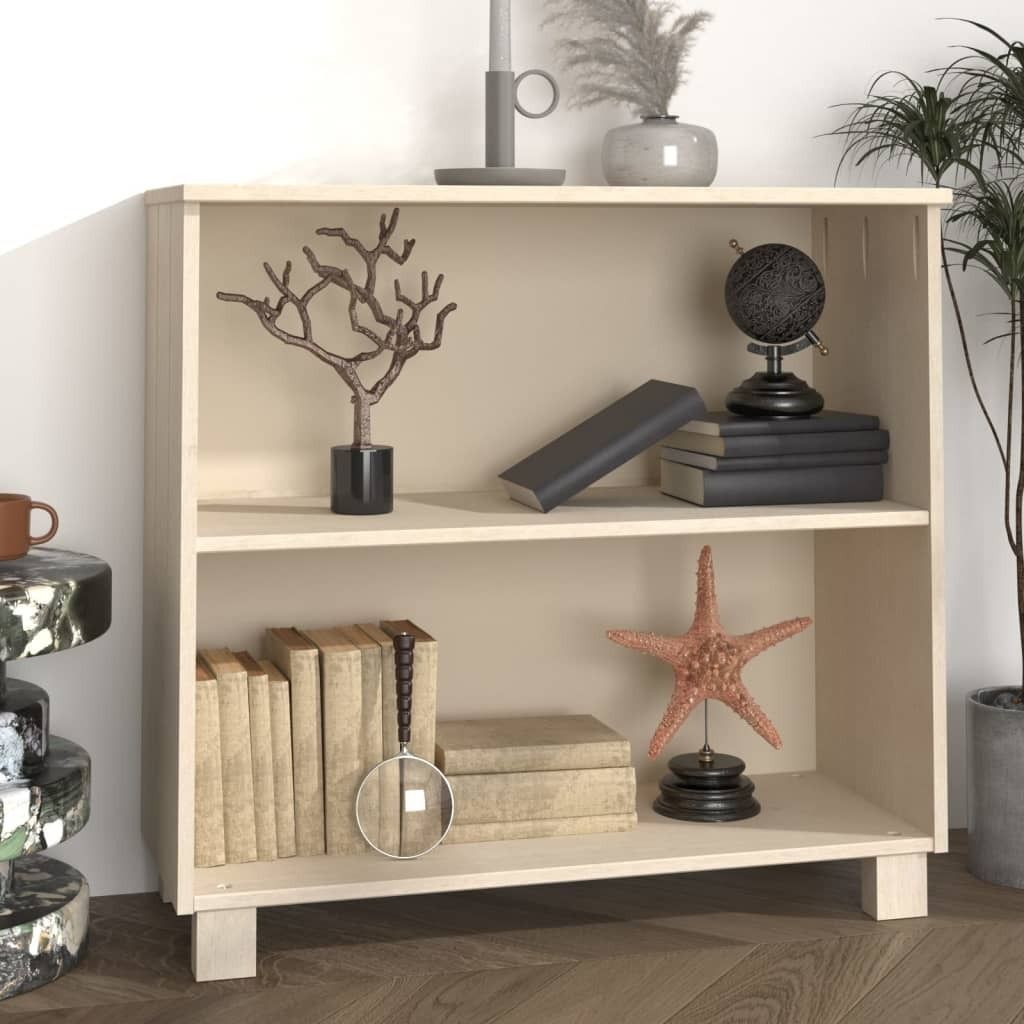 "2026 Promotion" Sideboard Wohnzimmer - HAMAR Honigbraun 85x35x80 cm Massivholz Kiefer - Kommoden CC20421