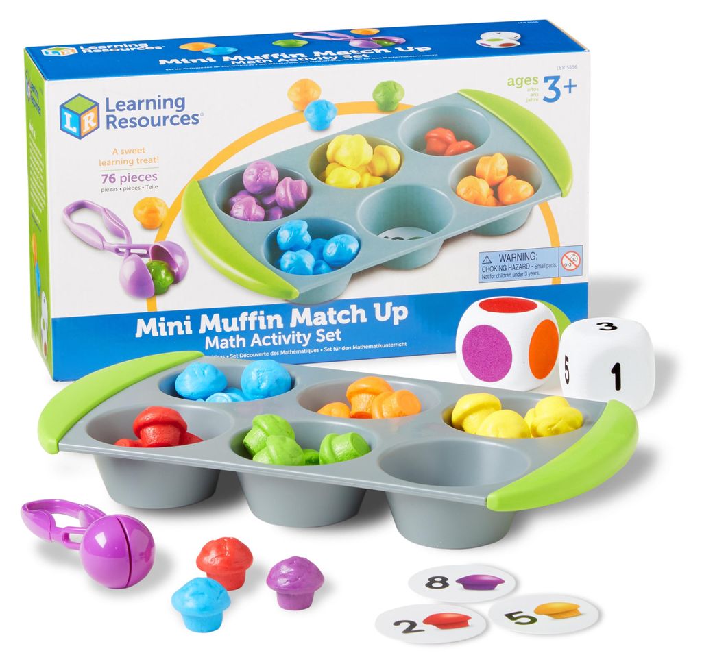 Learning Resources Lernspiel Muffin Mathe- und Sortierset für Kinder