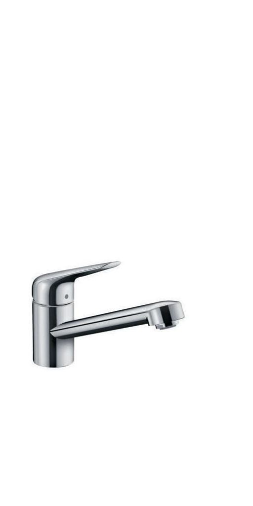 Hansgrohe Focus M42 Armatur Wasserhahn Einhebel-Küchenmischer 100, 1jet Chrom - inkl.