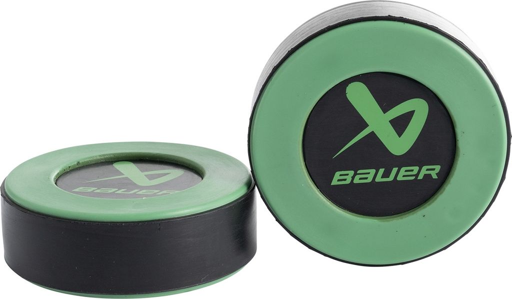 BAUER Multi Surface Training Puck, Farbe:schwarz/grün
