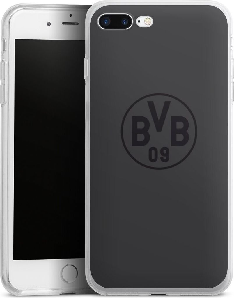 DeinDesign Handyhülle für Apple iPhone 8 Plus Silikon Hülle Case Smartphone Schutzhülle BVB Borussia Dortmund Logo