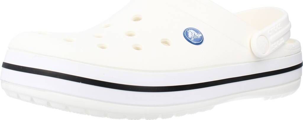 Crocs Crocband Clog Weiß / Schwarz - Pantoletten - 11016-100