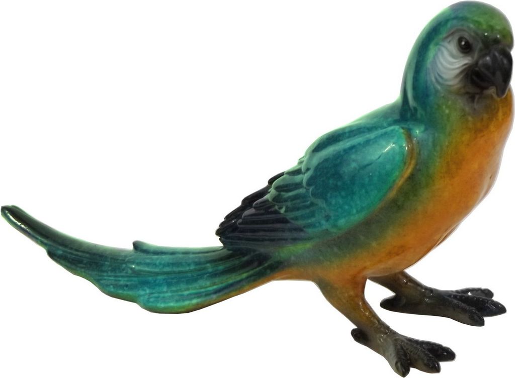 Papagei Kakadu Ara Sittich Wellensittich Deko Garten Vogel Eule Figur Skulptur