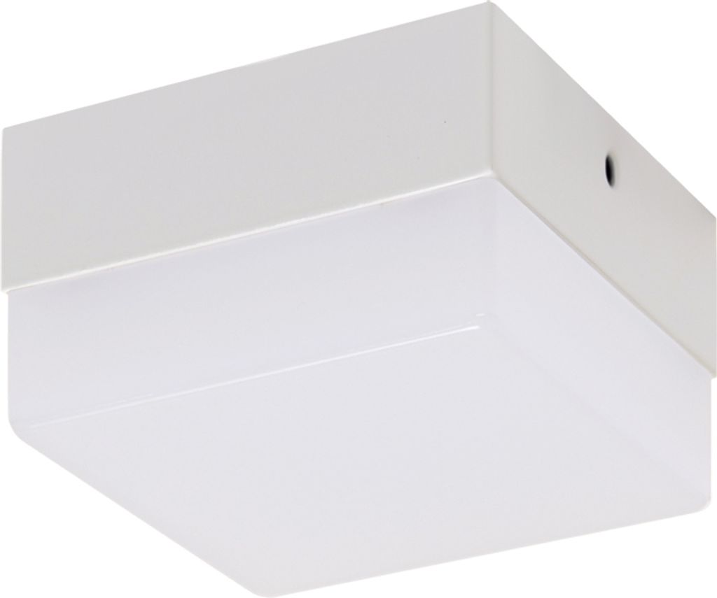 LED Deckenlampe Aluminium 9 cm breit Weiß eckig 4000 K neutralweiß 610 lm