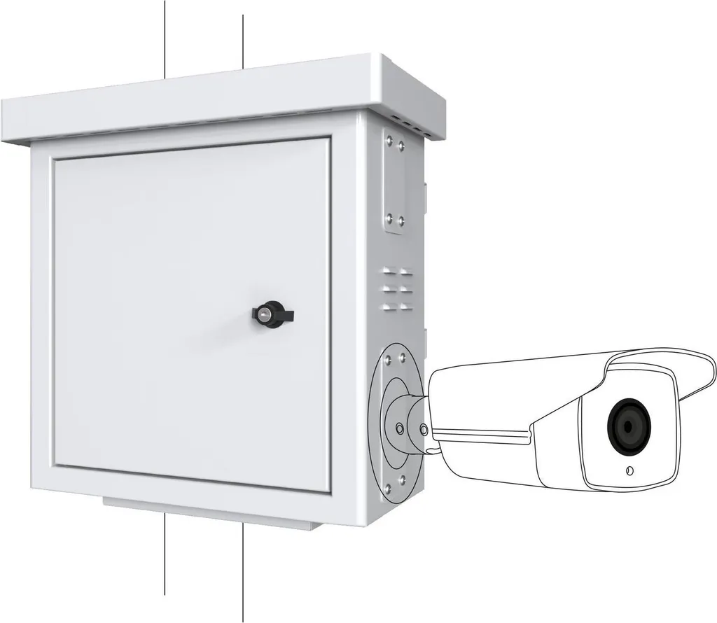 Support Lanview RCCTV001 - Rack 0U et Protection IP66 - Blanc 25kg