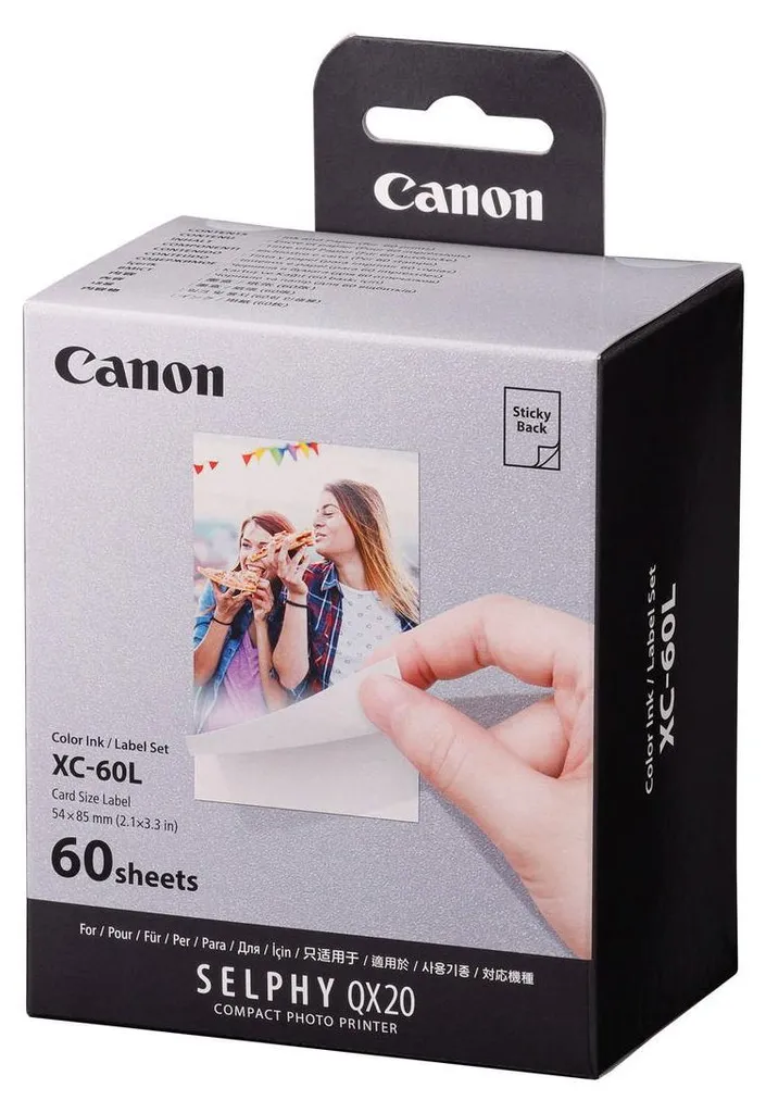 Kit Canon XC-60L : Ne Manquez Plus d'Encre ni de Papier Selphy QX20