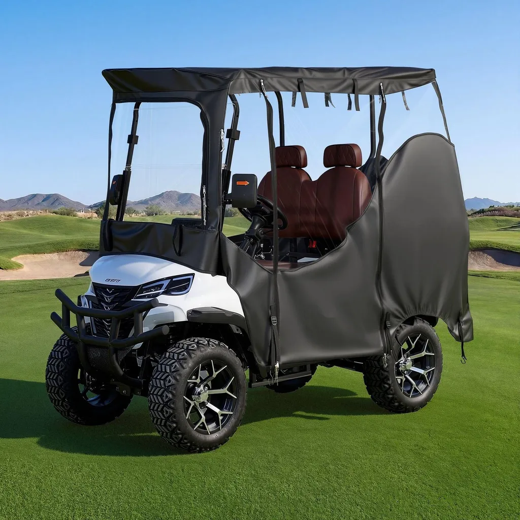 Protection Voiturette de Golf Extérieur Imperméable pour Châssis 2 Pl.