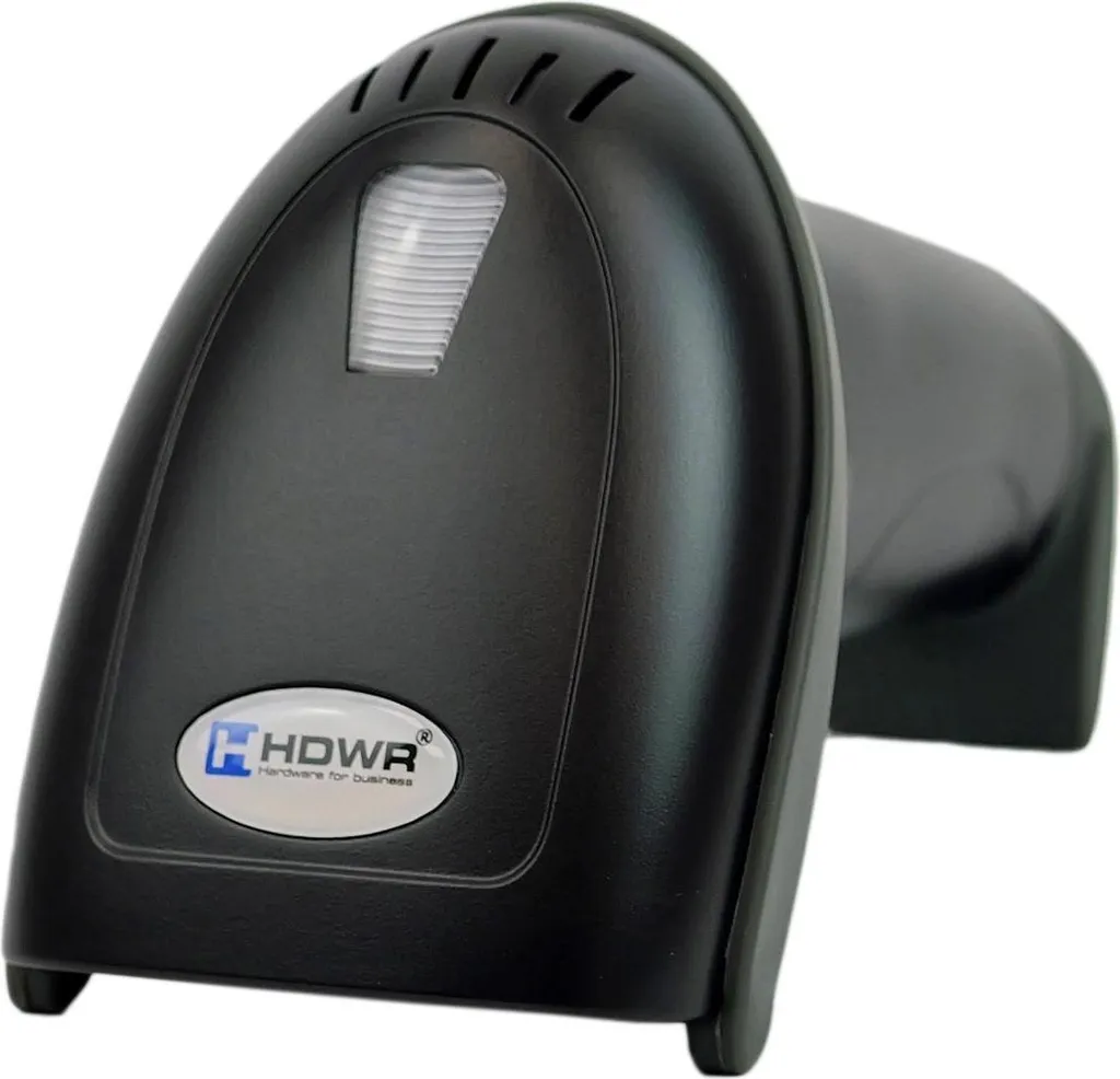 Scanner de code-barres de comptoir laser 1D USB avec son socle - 5