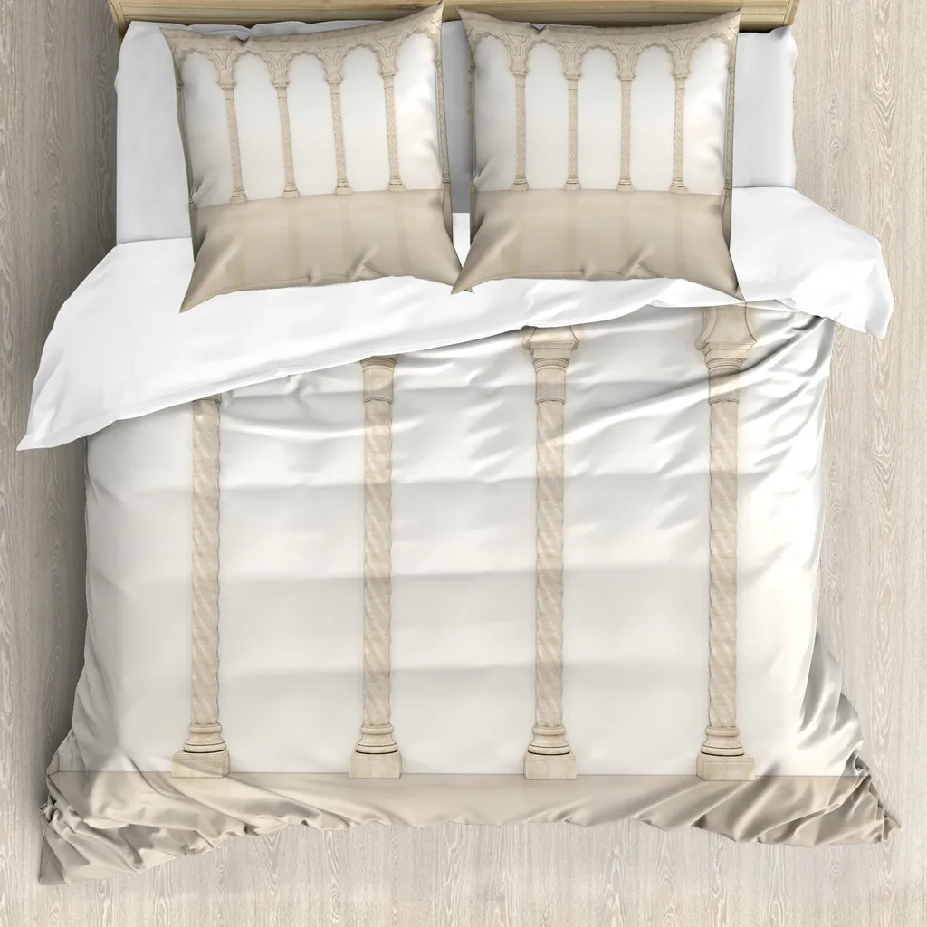 Set Copripiumino ABAKUHAUS Stile Classico Colonne e Archi Antichi