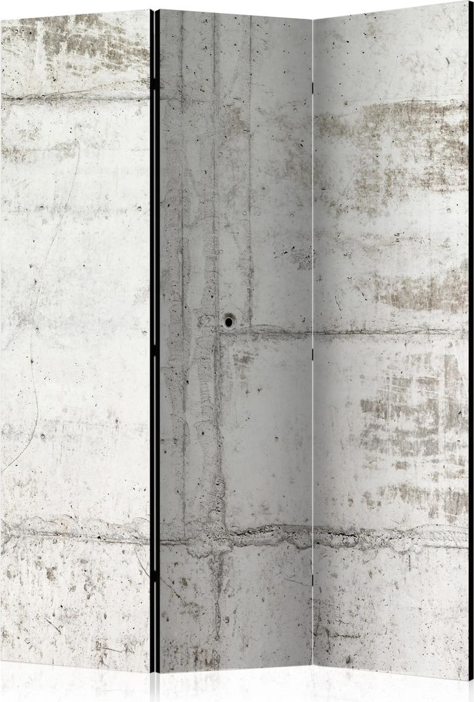 3-teiliger Doppelseitiger Vlies Paravent - Urban Bunker 135x172 cm Muster f-A-0458-z-b