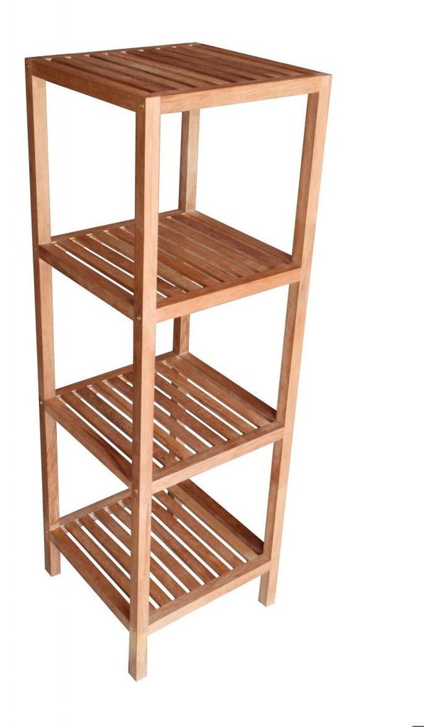 Primaster Standregal Buche 36 x 36 x 112 cm