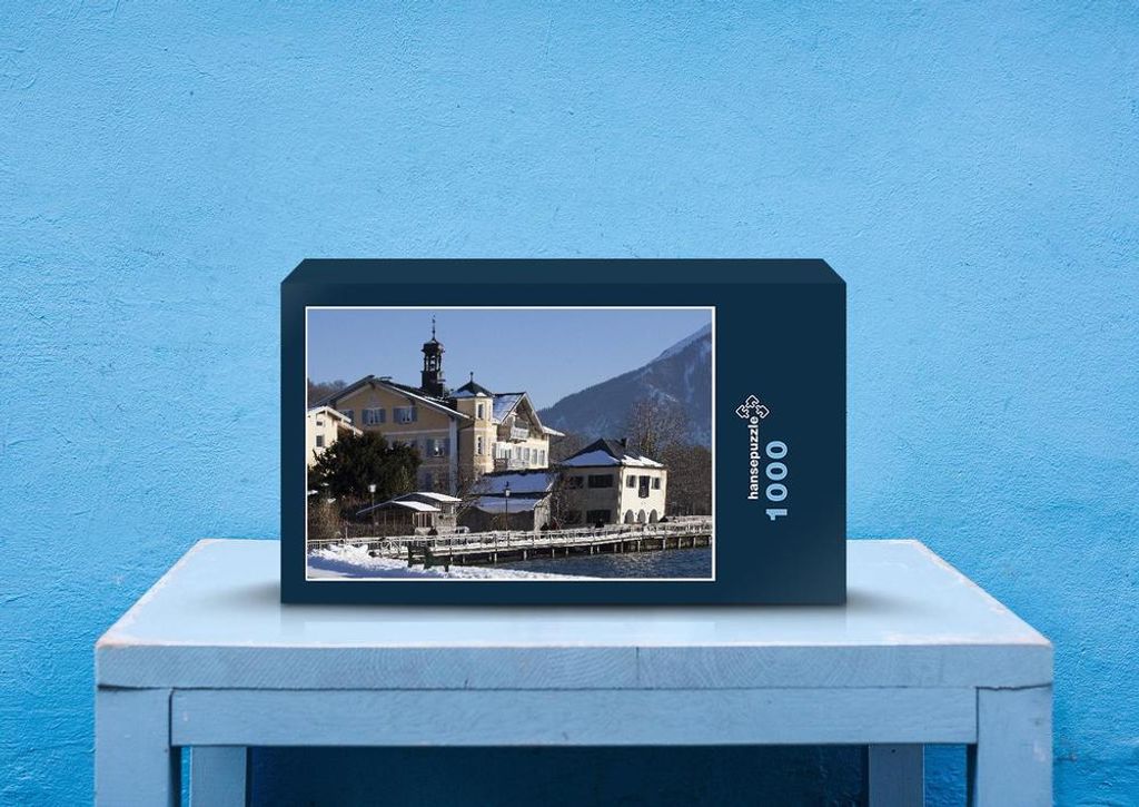 hansepuzzle 59832 - Alpen Puzzle, 1000 Teile, Hintergründe, 60,0 x 46,0cm mit hochwertiger Aufbewahrung, Kartonbox und wiederverschließbarem Beutel