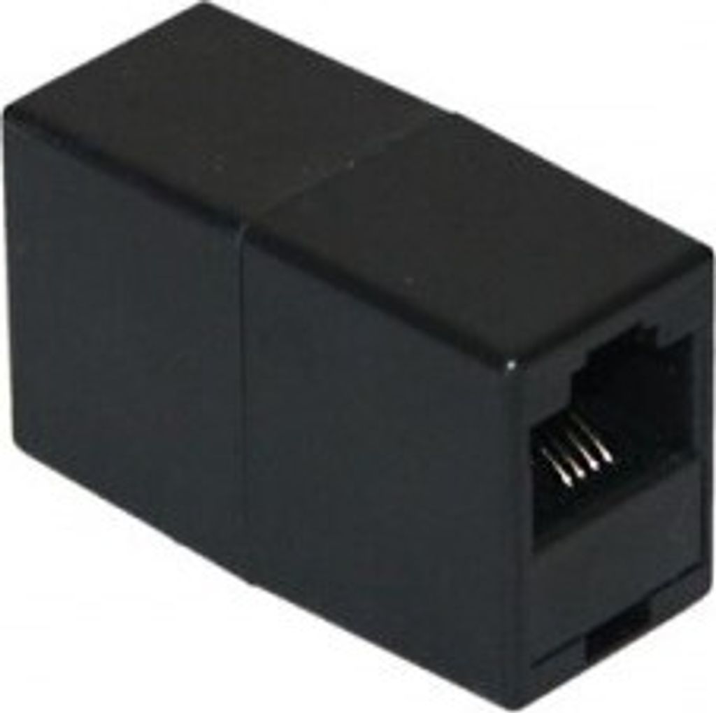 GOOBAY Telefon-Adapterstecker, 2xRJ11 Buchse, schwarz