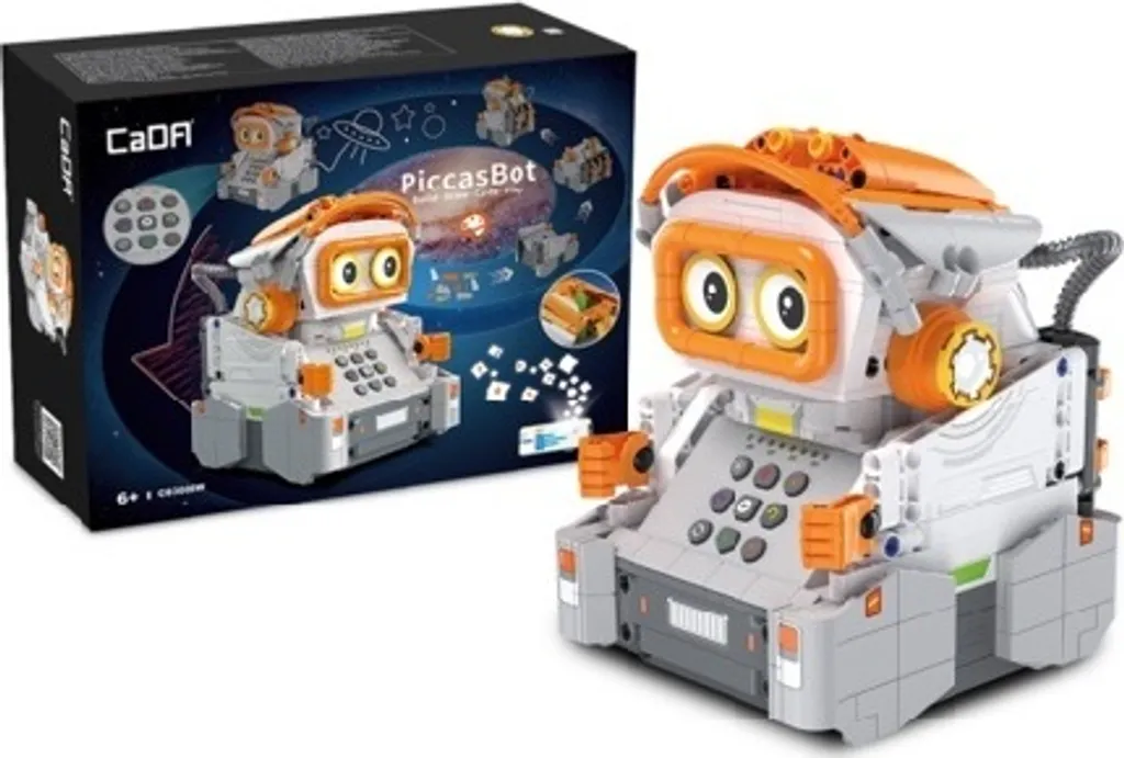 Robot CaDA PiccasBot C83006W 29370 : Jeu de Construction de 434 Pièces