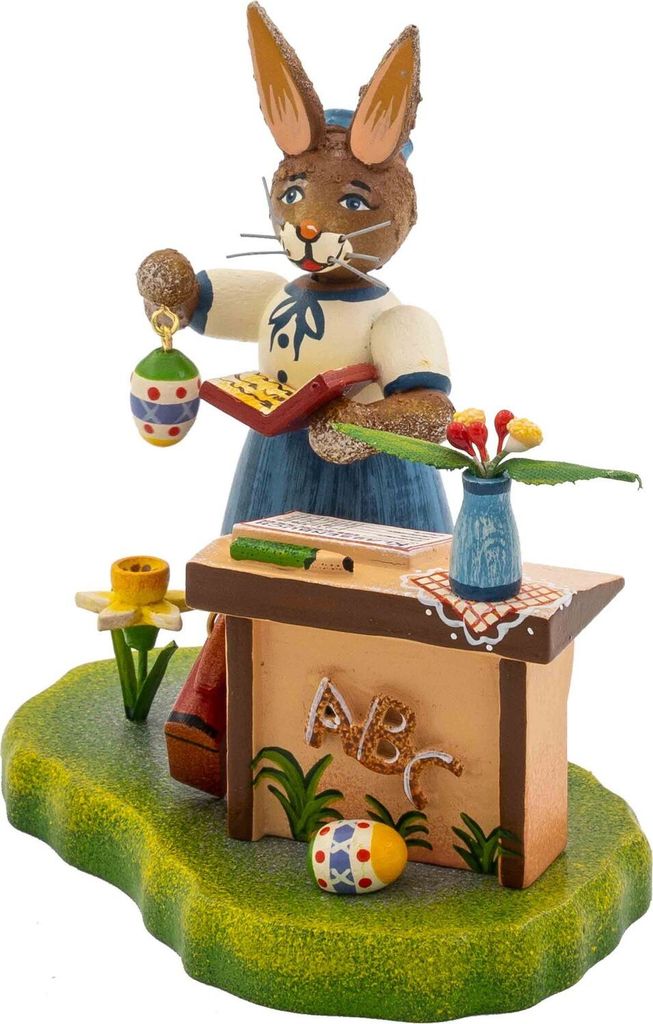 Frau Lehrerin Hubrig Volkskunst 10 cm Neuheit 2019 Produktbild 