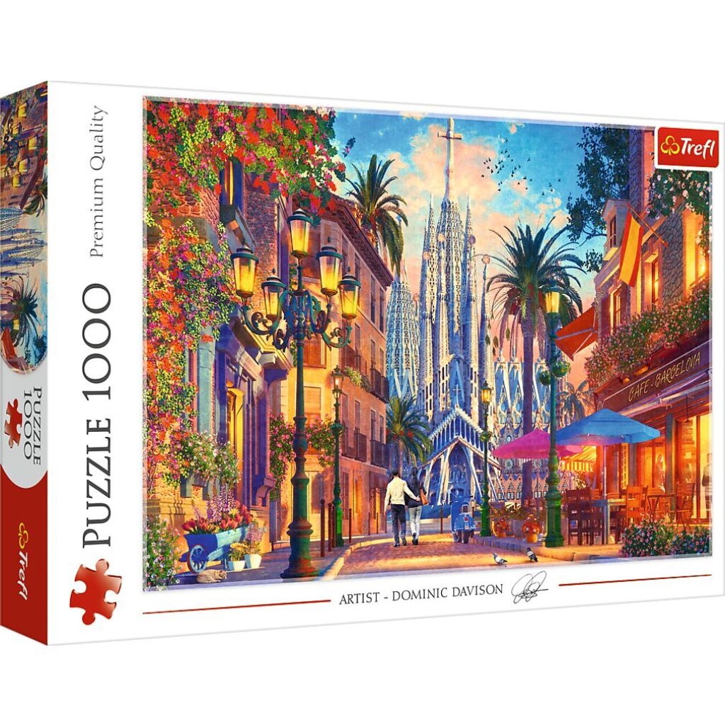 TREFL Puzzle Barcelona, Spanien 1000 Teile Produktbild 