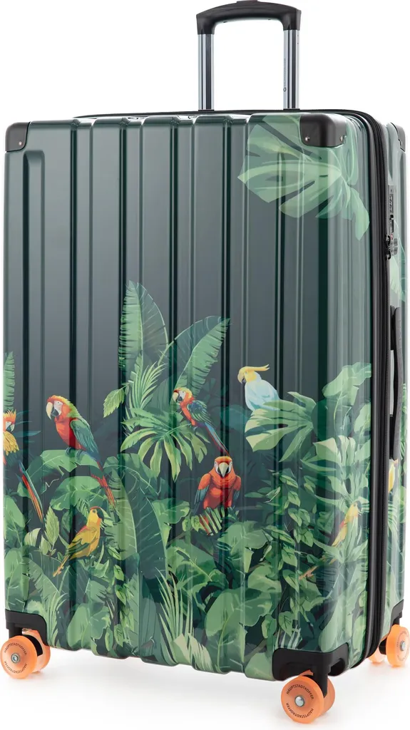Valigia XXL Q-Damm Parrots: L'Essenziale per il Tuo Viaggio Tropicale