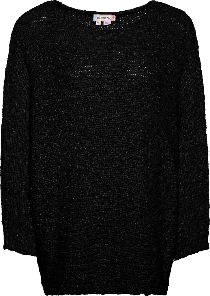 ebeeza damen pullover - schwarz, XS/S