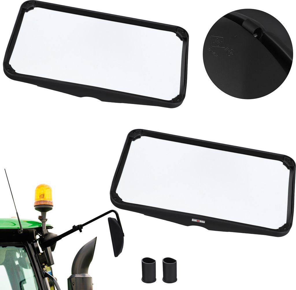 KOTARBAU® Tractor Spiegel Buitenspiegel Tractor 30,5x17cm 2 Productafbeelding 