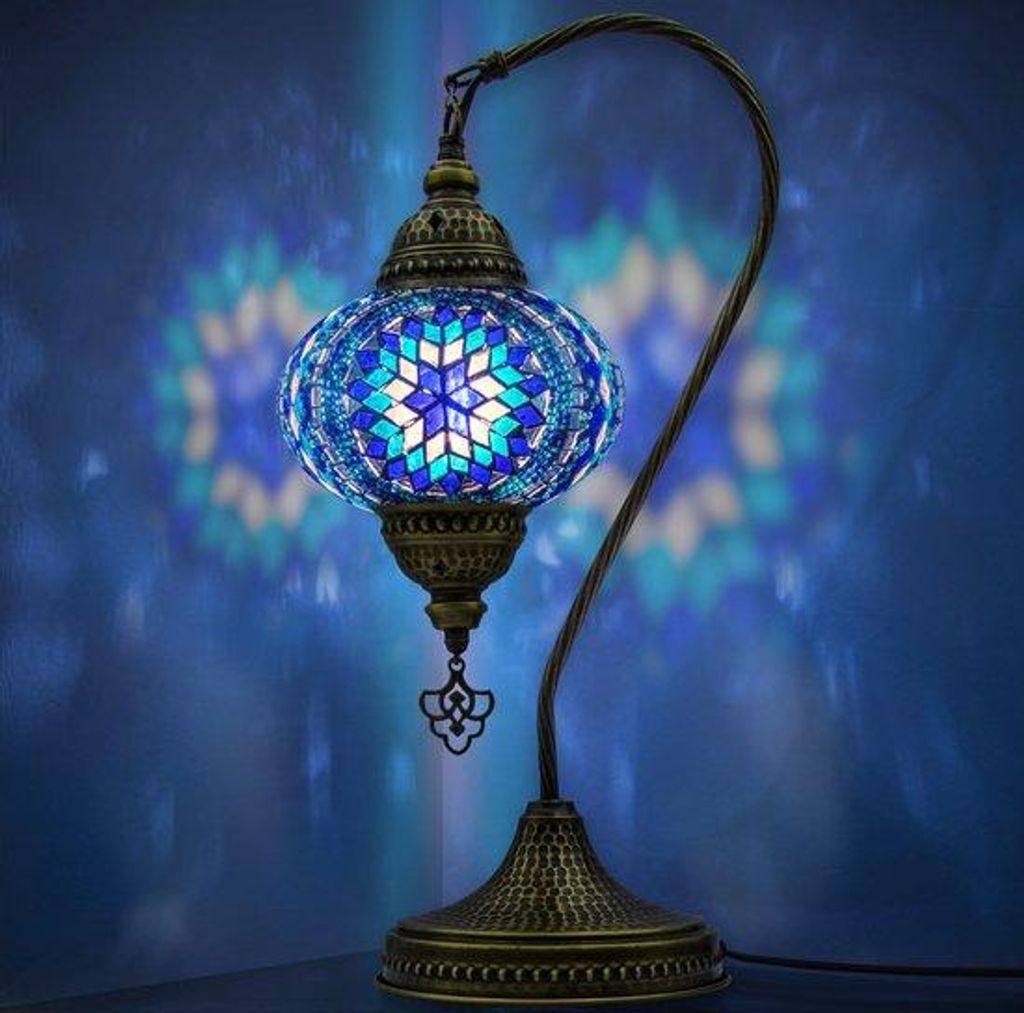 Lampada Mozaiek a collo di cigno, lampada da notte Immagine del prodotto 