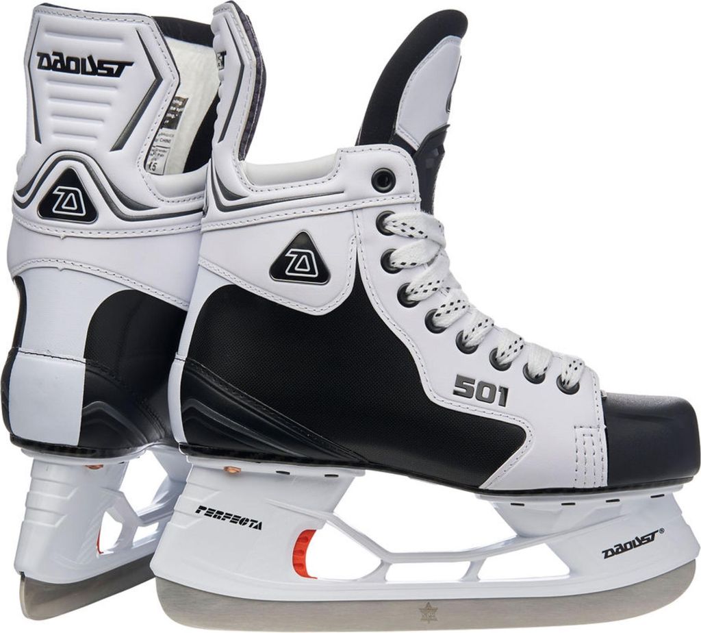 Daoust 501 Senior Eishockey Schlittschuhe, Weiß, Weite: Regulär, Größe: 10.5 = EU 46