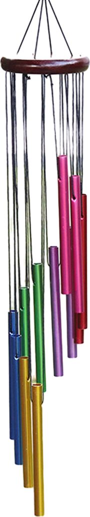 Wind Chime Exquisites auffällige knusprige Klang dekorativ 12 Aluminiumrohre Hängende Ornament Home Decor-D