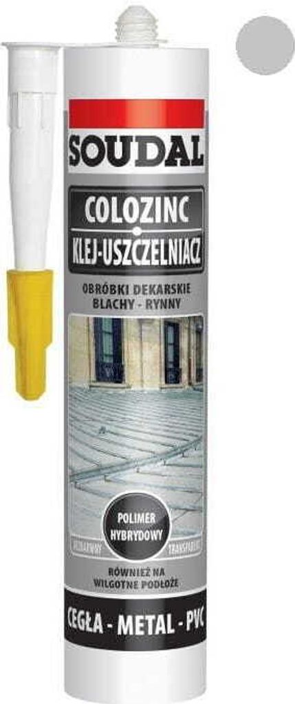 290ml SOUDAL COLOZINC Blechkleber Blechpfannenkleber Produktbild 