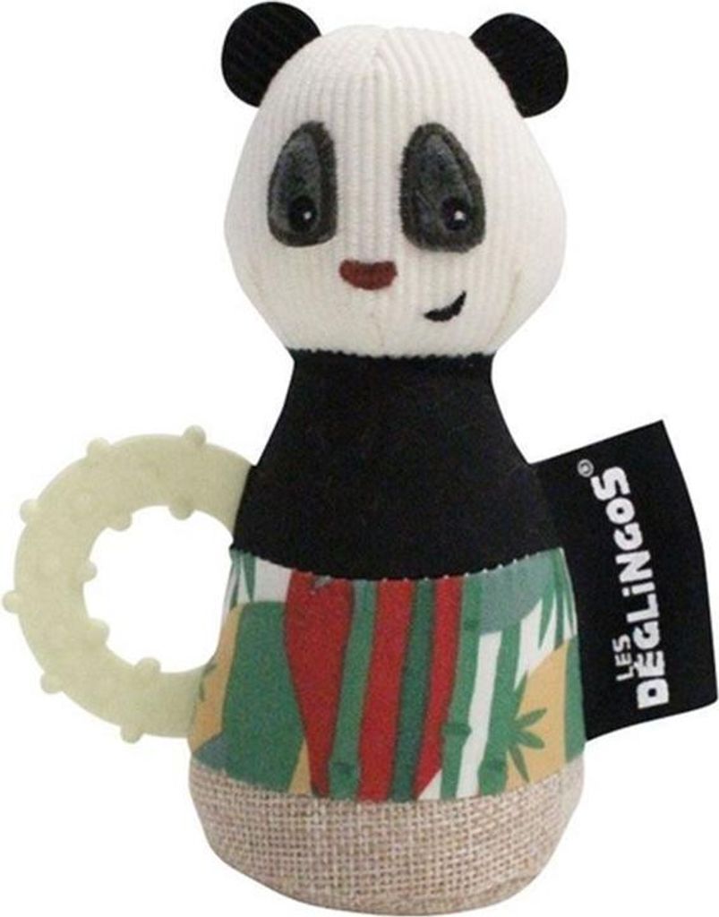 Globe Trotoys Rassel, Roto der Panda 12 cm