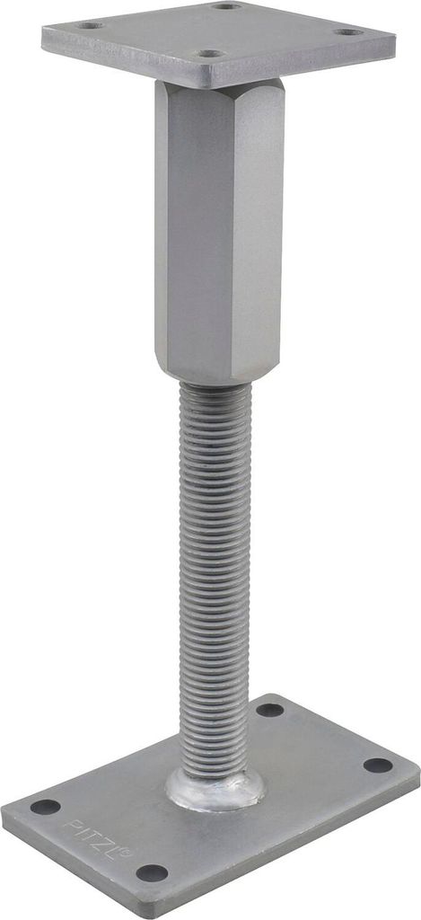 Pitzl Pfostenträger Typ 10920.1403 Balkenträger H 335-395, Stahl ZiNiP beschichtet